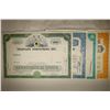 Image 2 : 4 ASSORTED VINTAGE STOCK CERTIFICATES: UINTAH-