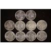 Image 2 : 10 ASSORTED 1960-1964 BRILLIANT UNC SILVER ROSY