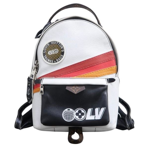 Louis Vuitton Palm Springs 2019 Airline PM White Leather Backpack