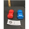 Image 2 : 2 Vintage Hard Rubber Volkswagen Toy Cars