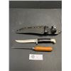 Image 1 : Buck Knife with Unmatching Sheath and Vintage Coca Cola Ice Pick