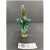 Image 2 : Art Glass Cat Figurine Paperweight 7" Tall Couple Minor Chips