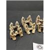 Image 2 : Collection of Miniature Mud Men - Wonderful Detail and Superb Condition!