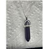 Image 2 : Lot of 5 Gemstone Healing Point Necklaces with Chains