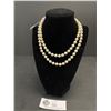 Image 1 : Kimono Pearl Necklace 8mm 32" Retail Value: $115