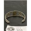 Image 2 : Mexican Black Onyx Bracelet 1970s