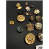 Image 2 : Lot of Military Buttons and Enamel Pins, Etc