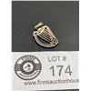 Image 2 : Sterling Silver Celtic Harp Pendant