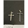 Image 2 : Lot of 3 Sterling Crosses
