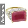 Image 1 : 9.46 ct Ruby & Diamond Ring 14kt Gold