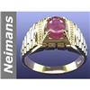 Image 1 : 1.5 ct Ruby Gents Ring 9kt Gold