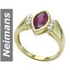 Image 1 : 2.25 ct Ruby & Diamond Ring 14kt Gold