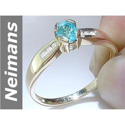 0.51 ct Apatite & Diamond Ring 14kt Gold