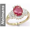 Image 1 : 2.36 ct Ruby & Diamond Ring 14kt Gold