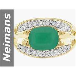 2.54 ct Emerald & Diamond Ring 14kt Gold