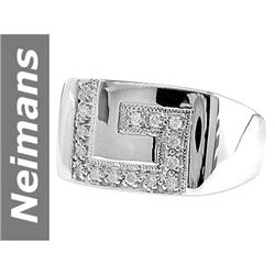 0.21 ct Diamond Gents Ring 14kt Gold