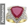 Image 1 : 5.87 ct Ruby & Diamond Ring 14kt Gold