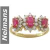 Image 1 : 1.84 ct Ruby & Diamond Ring 14kt Gold