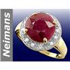 Image 1 : 5.66 ct Ruby & Diamond Ring 14kt Gold