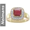 Image 1 : 1.59 ct Ruby & Diamond Ring 14kt Gold