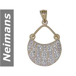 0.48 ct Diamond Pendant 14kt Gold