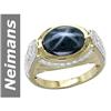 Image 1 : 5.18 ct Star Sapphire & Diamond Ring 14kt Gold