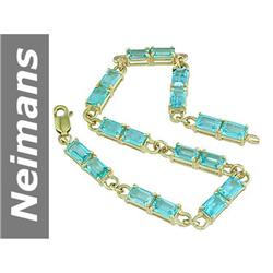11.16 ct Apatite Bracelet 14kt Gold