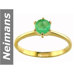 .50 ct Emerald Ring 14kt Gold