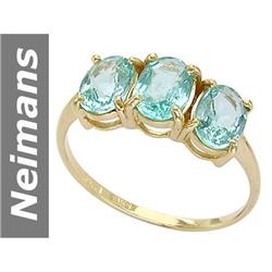 2.7 ct Apatite Ring 14kt Gold