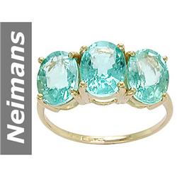 3.6 ct Apatite Ring 14kt Gold