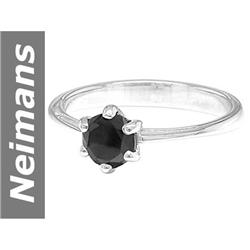 1.25 ct Black Diamond Ring 14kt Gold