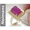 Image 1 : 4.1 ct Ruby Ring 14kt Gold