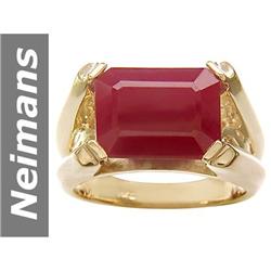 6 ct Ruby Ring 14kt Gold