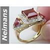 Image 1 : 4.66 ct Ruby & Diamond Ring 14kt Gold