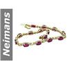 Image 1 : 8.4 ct Ruby Bracelet 14kt Gold
