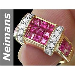 2.75 ct Ruby & Diamond Ring 14kt Gold