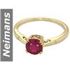 Image 1 : 1.02 ct Ruby & Diamond Ring 14kt Gold