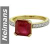 Image 1 : 3.71 ct Ruby & Diamond Ring 14kt Gold