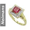 Image 1 : 1.63 ct Ruby & Diamond Ring 14kt Gold