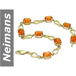 9.2 ct Fire Opal Bracelet 14kt Gold