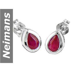 .75 ct Ruby Earrings 14kt Gold