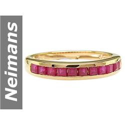0.88 ct Ruby Ring 14kt Gold