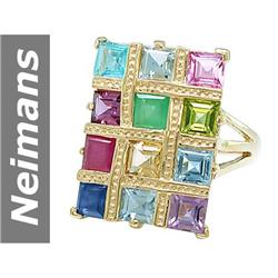 4.49 ct Amethyst , Apatite , Aquamarine , Blue Topaz , Citrine , Emerald , Green Amethyst , Peridot 