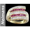 Image 1 : 1.34 ct Ruby & Diamond Ring 14kt Gold