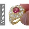 Image 1 : 2.03 ct Ruby & Diamond Ring 14kt Gold
