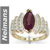 Image 1 : 2.7 ct Ruby & Diamond Ring 14kt Gold