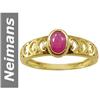 Image 1 : 0.6 ct Ruby Ring 14kt Gold