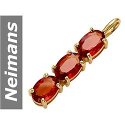 1.8 ct Songea Sapphire Pendant 14kt Gold