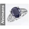 Image 1 : No Res 3.08 ct Sapphire & Diamond Ring 14kt Gold New