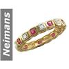Image 1 : 0.85 ct Ruby & Diamond Ring 14kt Gold